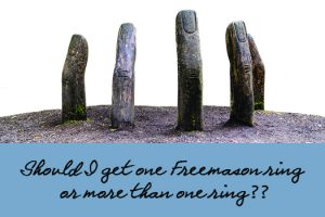 Should I get one Freemason ring or more than one ring?